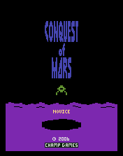 Conquest of Mars Title Screen